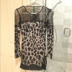 Nasty Gal XXS Sequined Cocktail Dress